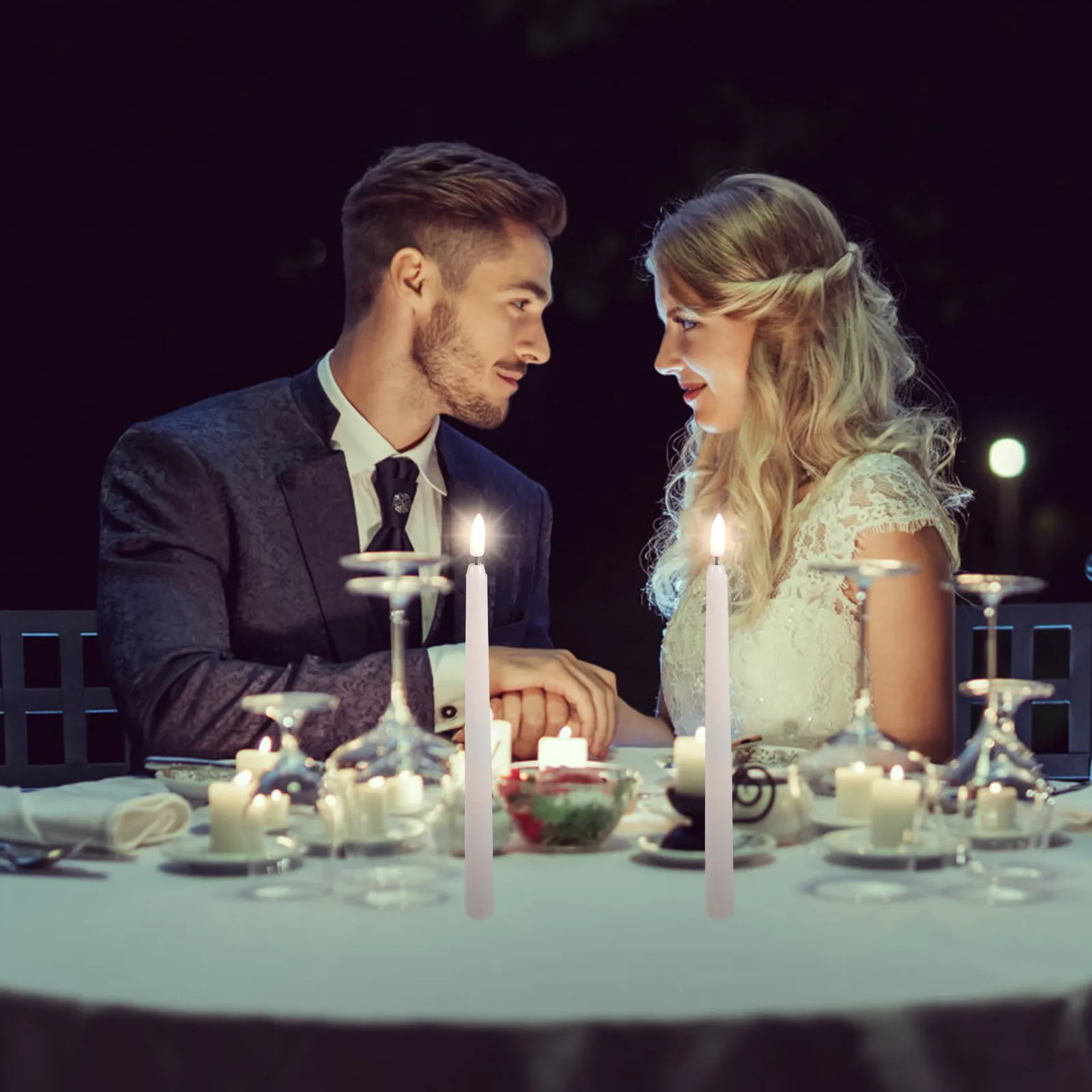 1個入り、リモコン操作式ledランプ、長いポール型、光る装飾、お祭り、クリスマス、結婚式、屋内、家庭、寝室に最適。