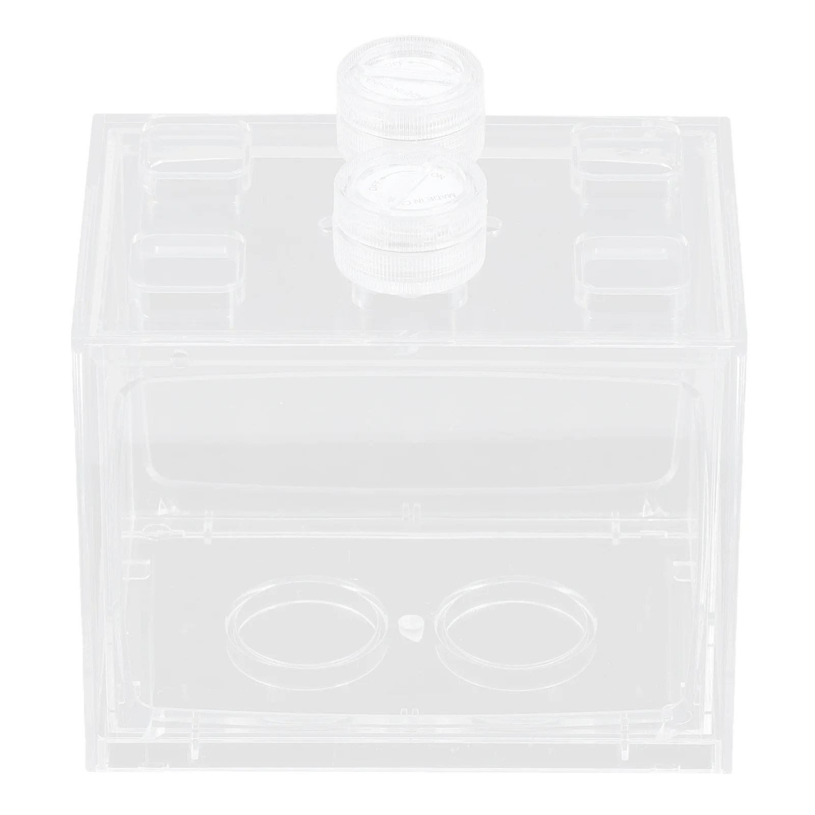 

Mini LED Aquarium Kit Acrylic Small Desk Fish Tank Light Up Betta Tropical Fish Micro Landscape Terrarium Starter Kit