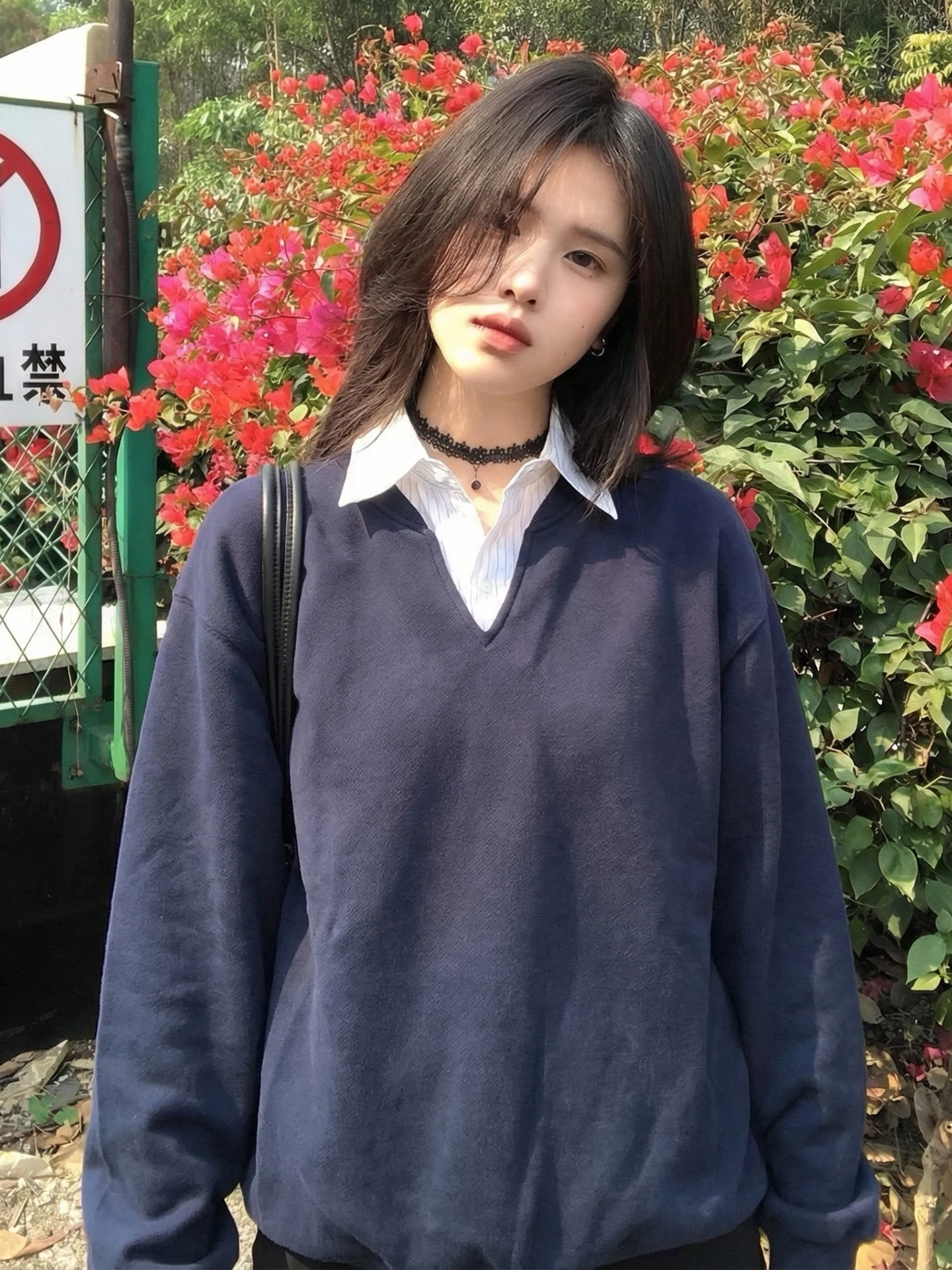 

Американский ретро-свитшот с длинными рукавами для женщин, свободный крой, с воротником, в стиле колледж, для пар, на раннюю весну