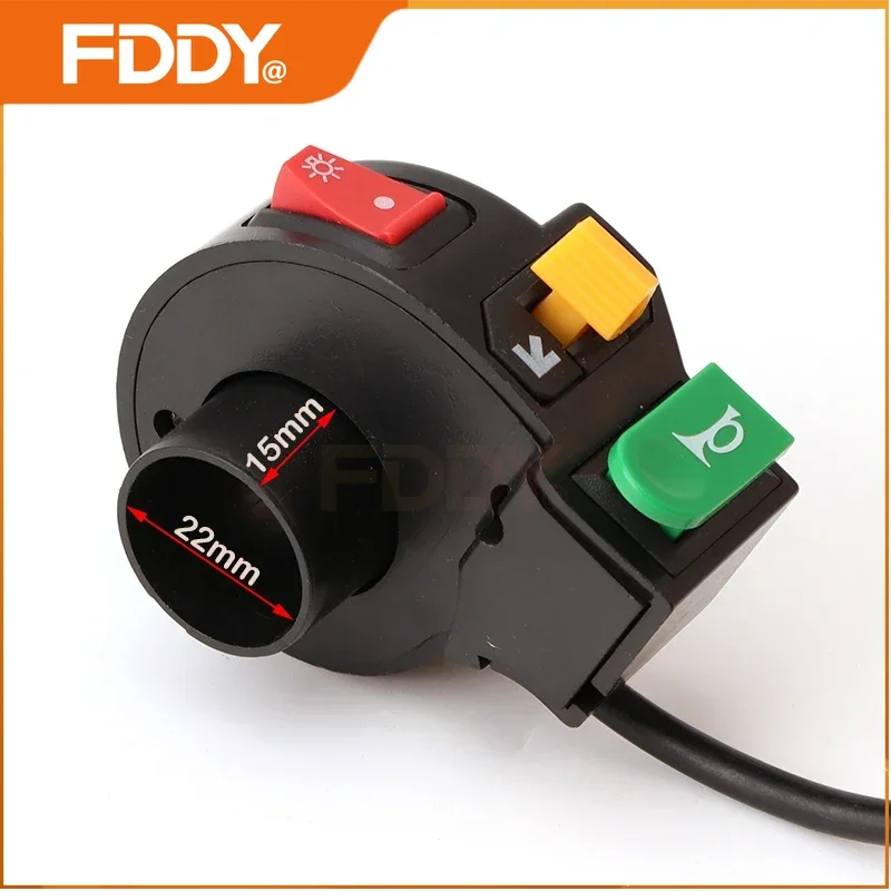 FDDY Three-in-one Switch Multi-function switch For Citycoco Electric Scooter Handle Turn Light Horn Head Light Control Switch