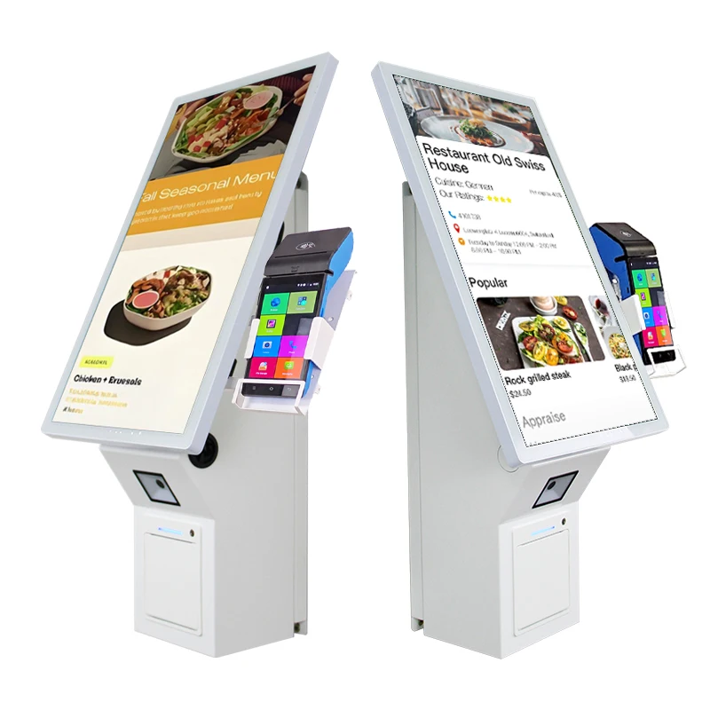 

21.5\" 15.6\" Inch Android Wall-Mount POS Scanner Self-Service Kiosk Machine Touch Screen Wall-Mounted POS Terminal Printer SDK