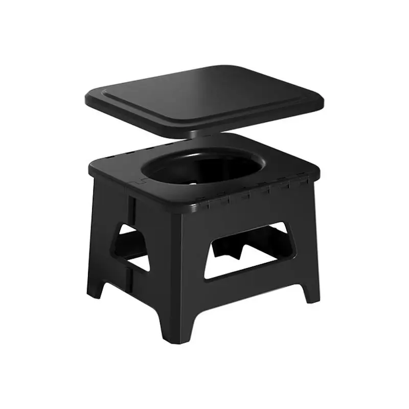 Toilette da esterno Sgabello da toilette di emergenza per auto Deodorante portatile per adulti Toilette mobile da viaggio pieghevole