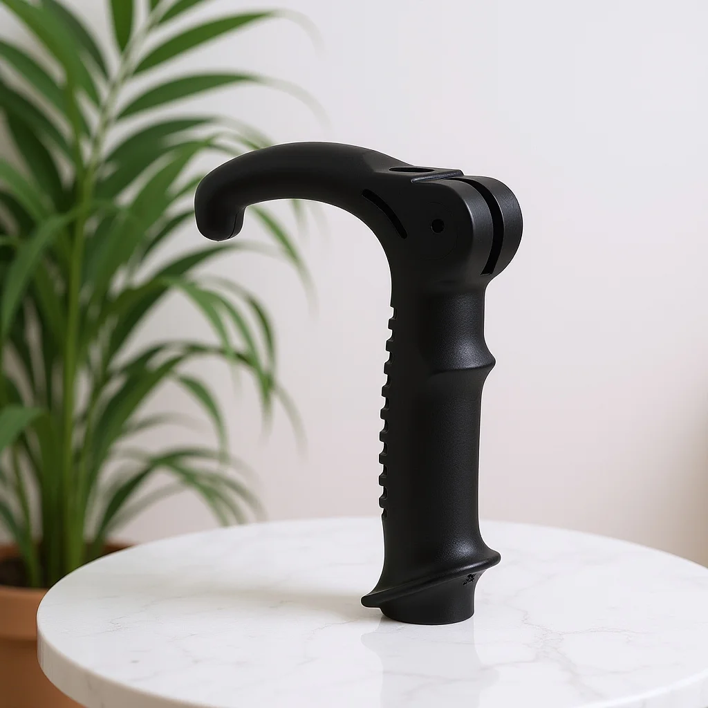 

Replacement Cane Handle Grip for Crutches Trekking Poles Hiking Rods Ski Pole Adapter Round Professional Walking Stick Accessory