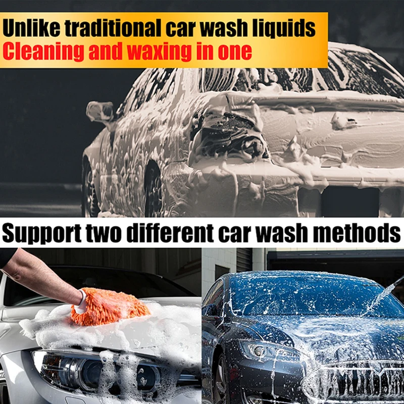 Alta concentração Car Wash Liquid, Super Foam, Limpeza Profunda, Água para Detalhamento Automático, Produtos de proteção de cuidados, Borracha de