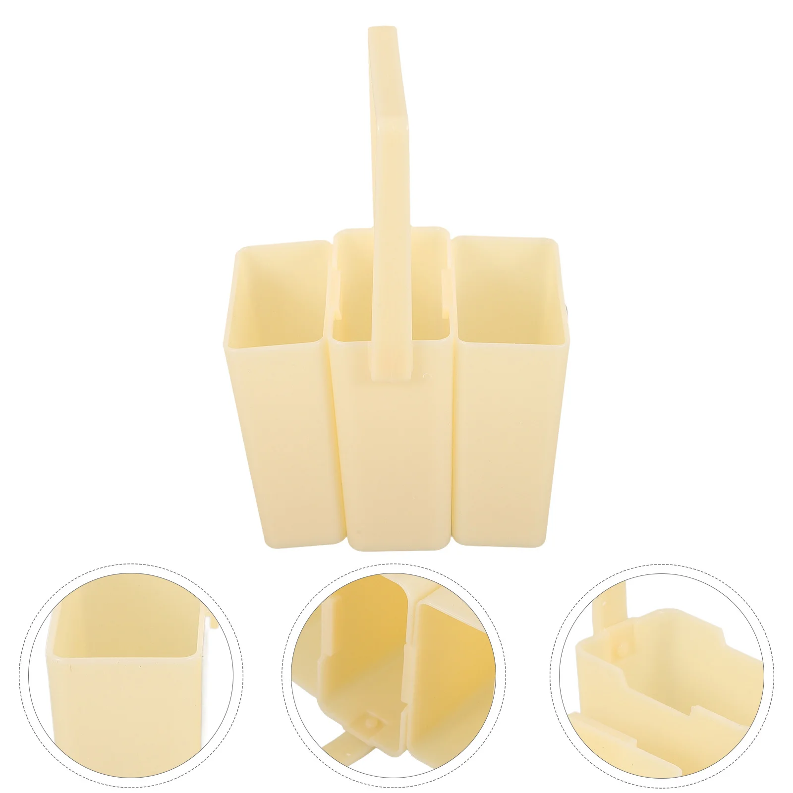 

1Set Handheld Brush Washing Bucket Detachable Portable Art Supplies for Home School Training Classes Painting Drawing