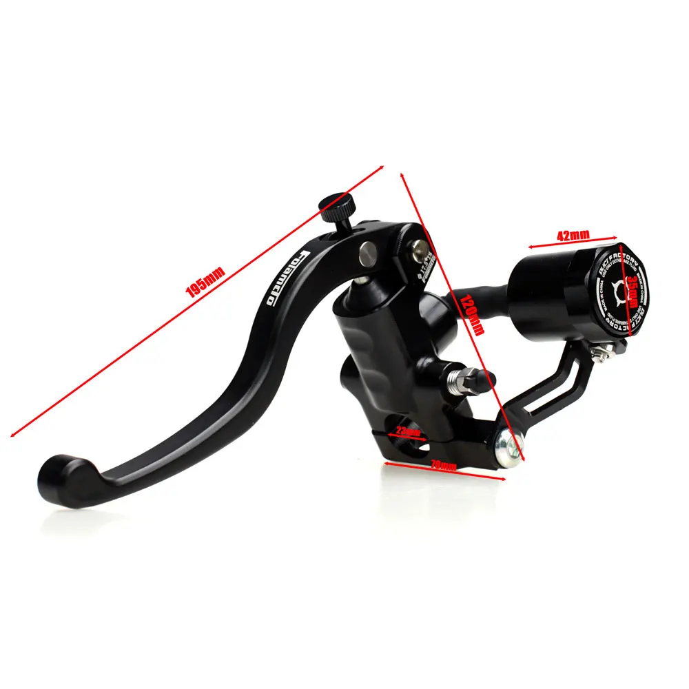 17.5RCS Motorcycle Universal 22mm Brake Master Cylinder Lever Pump Hydraulic Clutch Radial Mounting for Cafe Racer Aprilia