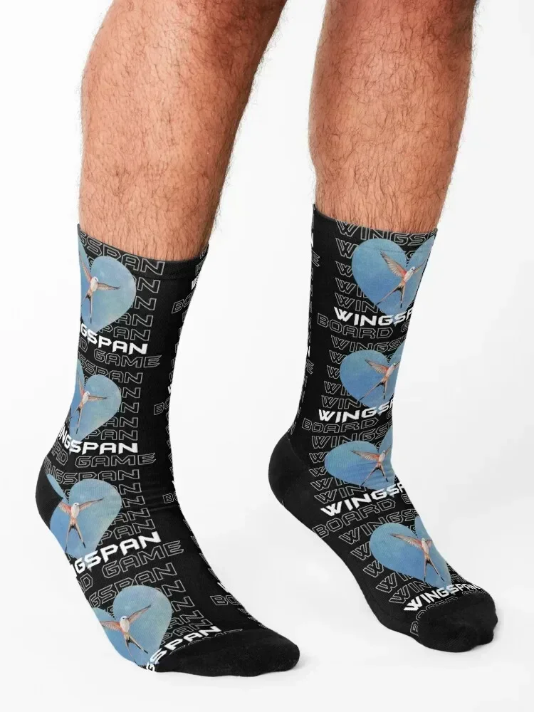 Wingspan Board Game Birds Socks bright garter retro Non-slip compression Socks For Girls Men's
