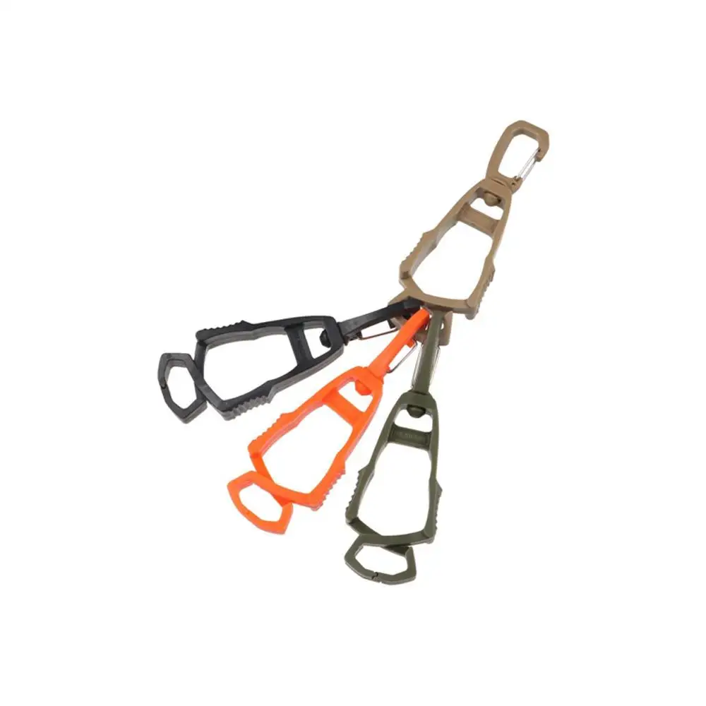 アウトドアツール グローブクリップホルダー ハンガー 多目的落下防止フック 多機能グローブクリップ プラスチック製安全装置