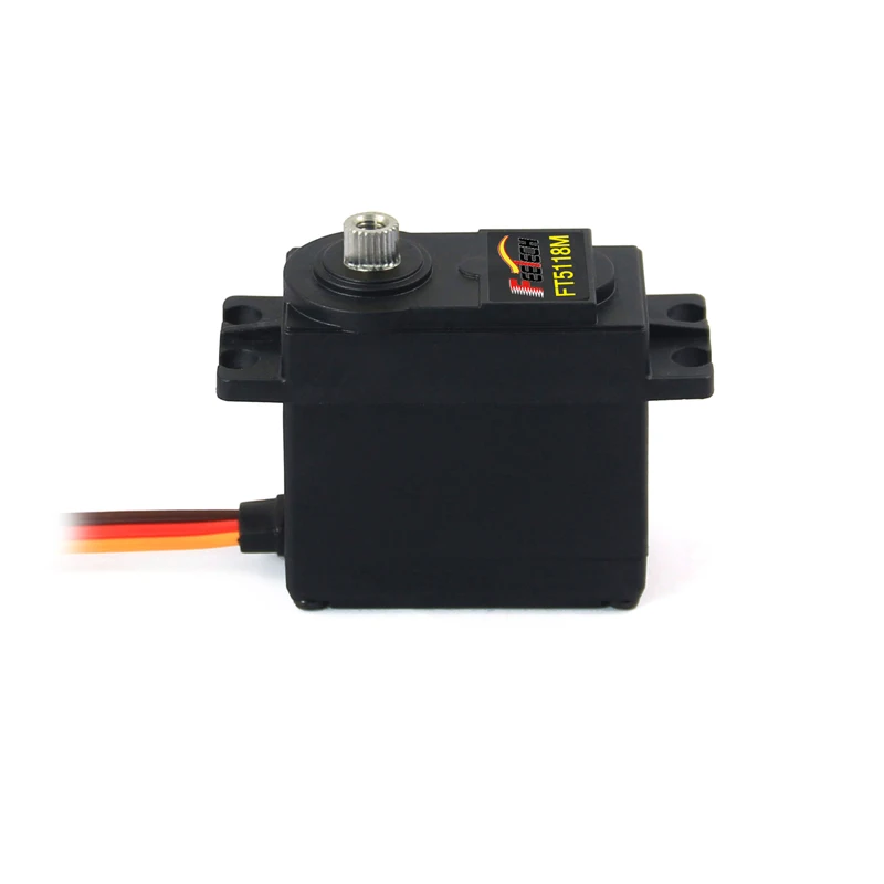 Miniature Programmable Servo Metal Brush Motor 62RPM 6V 20kg.cm with 300 Degree Positioning Feedback Plastic Material