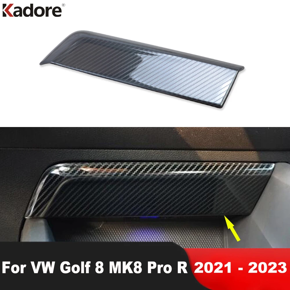 

Для Volkswagen VW Golf 8 MK8 Pro R 2021 2022 2023, стальная автомобильная центральная консоль, USB-порт, панель, отделка, аксессуары для интерьера