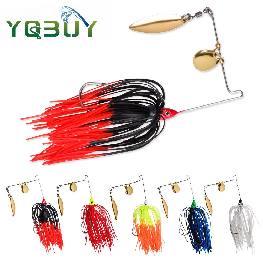 

Fishing Lure 8.2g/10g Spinnerbait Bass Buzzbait Multicolor Bass Trout Salmon Metal Spinner Baits Swim Jigs