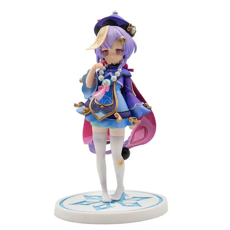 23CM Genshin Impact Figures Anime Game Peripheral Qiqi Premium Edition Hand-made Model Crafts Ornaments Children's Toys For Gift