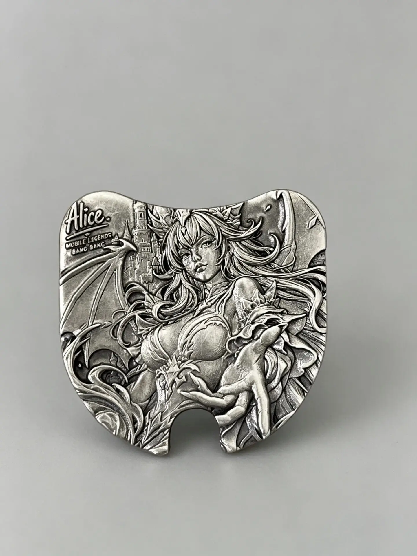 Copper Embossed Alice Theme Patch