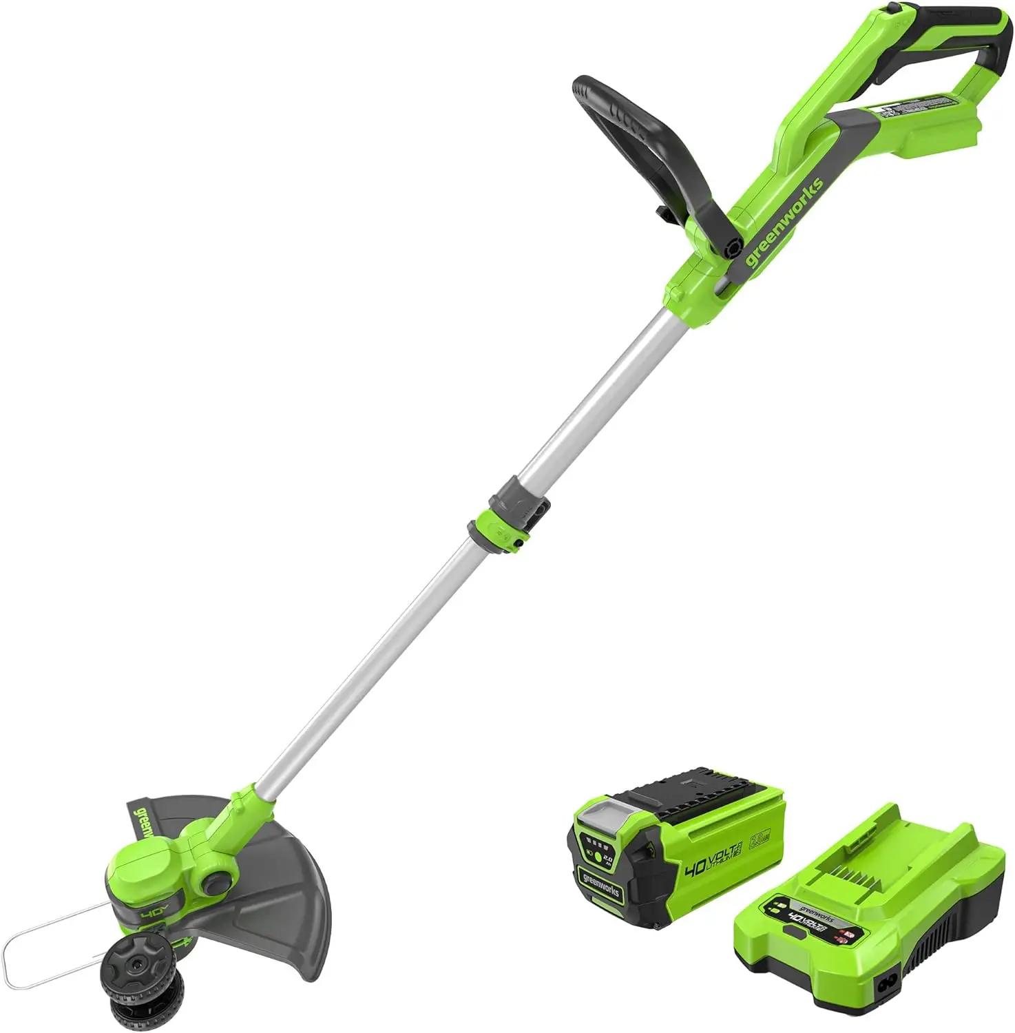 40V 13-Inch Cordless String Trimmer / Edger (Gen 2), 2.0Ah Battery and Charger Included