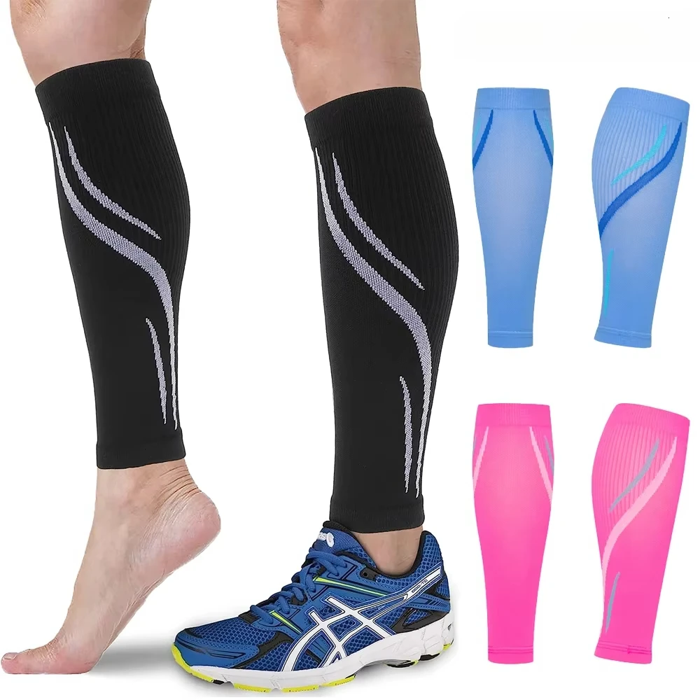 

1 пара компрессионных рукавов для мужчин и женщин-20-30 мм рт. ст., компрессионный рукав для голени, восстановление варикозного расширения вен, рваное облегчение боли в икрых