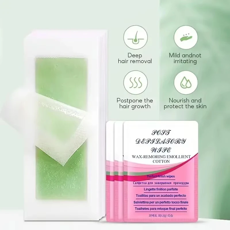 5/10/15Pcs Depilatory Wax Strips For Hair Removal Wax Paper Cold Wax Strips Paper For Face Neck Arm Leg Body Beauty Tools New - view 3
