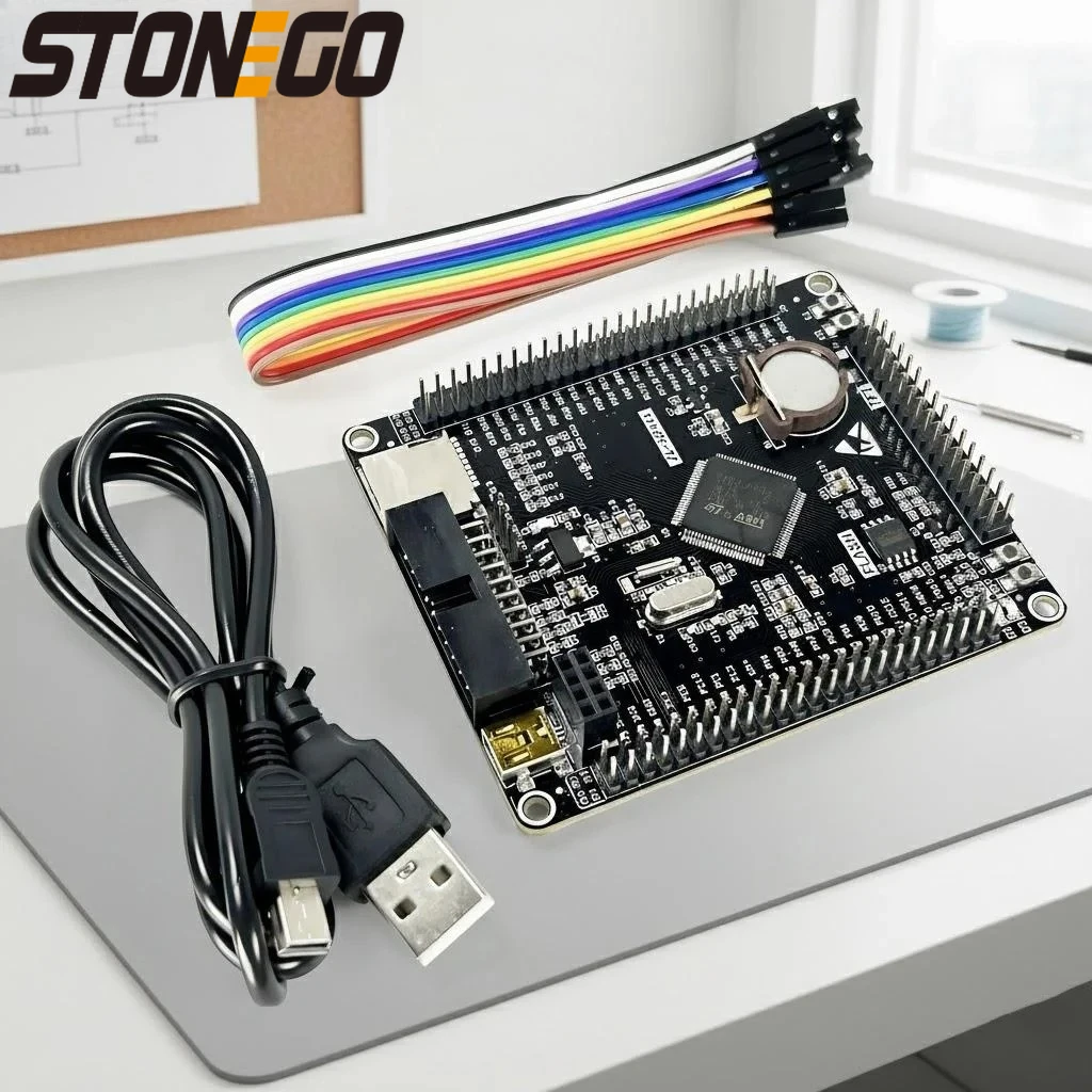 

Плата разработки STM32F407VET6, обучающий модуль STM32F4 32Bit M4, 1.8V-3.6V DC, для проектов по изучению однокристальных микроконтроллеров