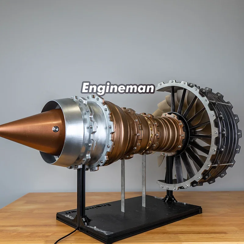 Customized Limited Edition Turbofan Engine Model Aviation Turbofan Engine Teaching Aids Engineman Exhibition Model Toys Gift