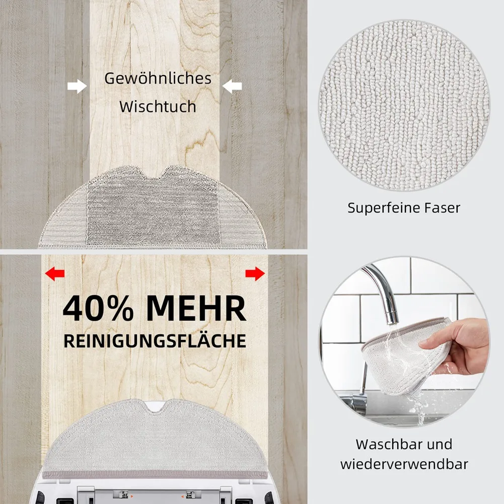 Pièces de rechange pour aspirateur robot Xiaomi Roborock Q7 Max, tampons de gril de vadrouille, Q7 Max +, accessoires T8