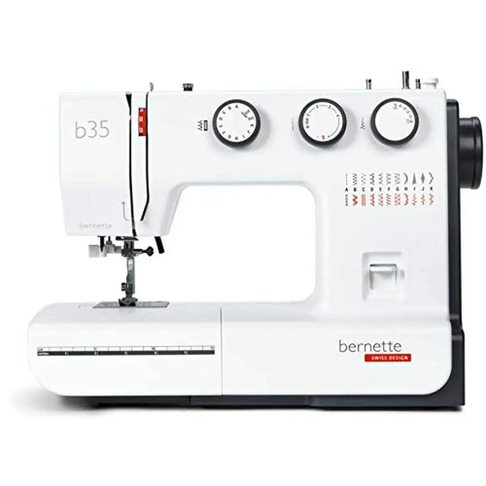 Swiss Design Sewing Machine 23 Stitches 7 Presser Feet Manual Control Buttonhole Utility Decorative Accessories Kit Zigzag Satin