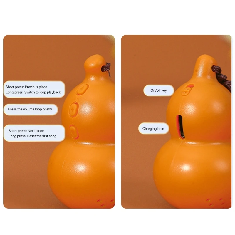 Bouton Contrôle musique bouddhiste Box 46 Hymnes Légères rechargeables pour les utilisateurs âgés yoga