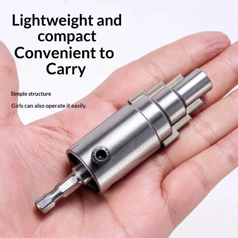 Rohrbruch-Extraktionswerkzeug mit einfachem Griff, interner Rohrschlüssel in 3 Größen für 1/2", 3/4", 1" Rohre für Wartungsarbeiten zu Hause – Detail 10