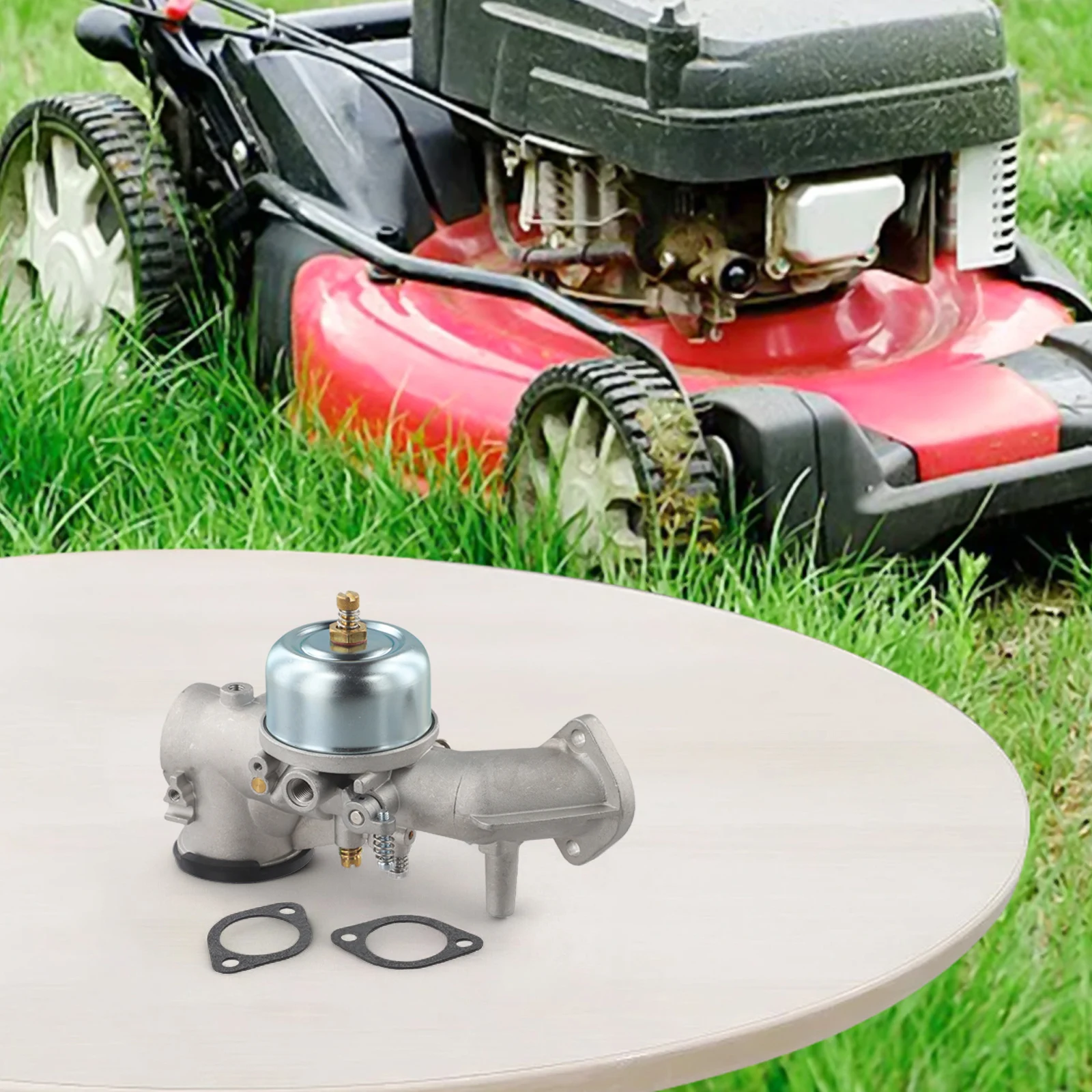 

Carburetor Replacement Kit Carburetor Lawn Mower Accessories Carburetor Kit Quick Replacement Robust Materials Wear Resistance