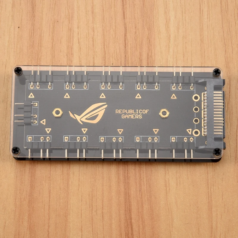 5V 3Pin RGB LED Splitter Hub de 10 portas com cabo de extensão de 50CM 3Pin, perfeito para muitos RGB