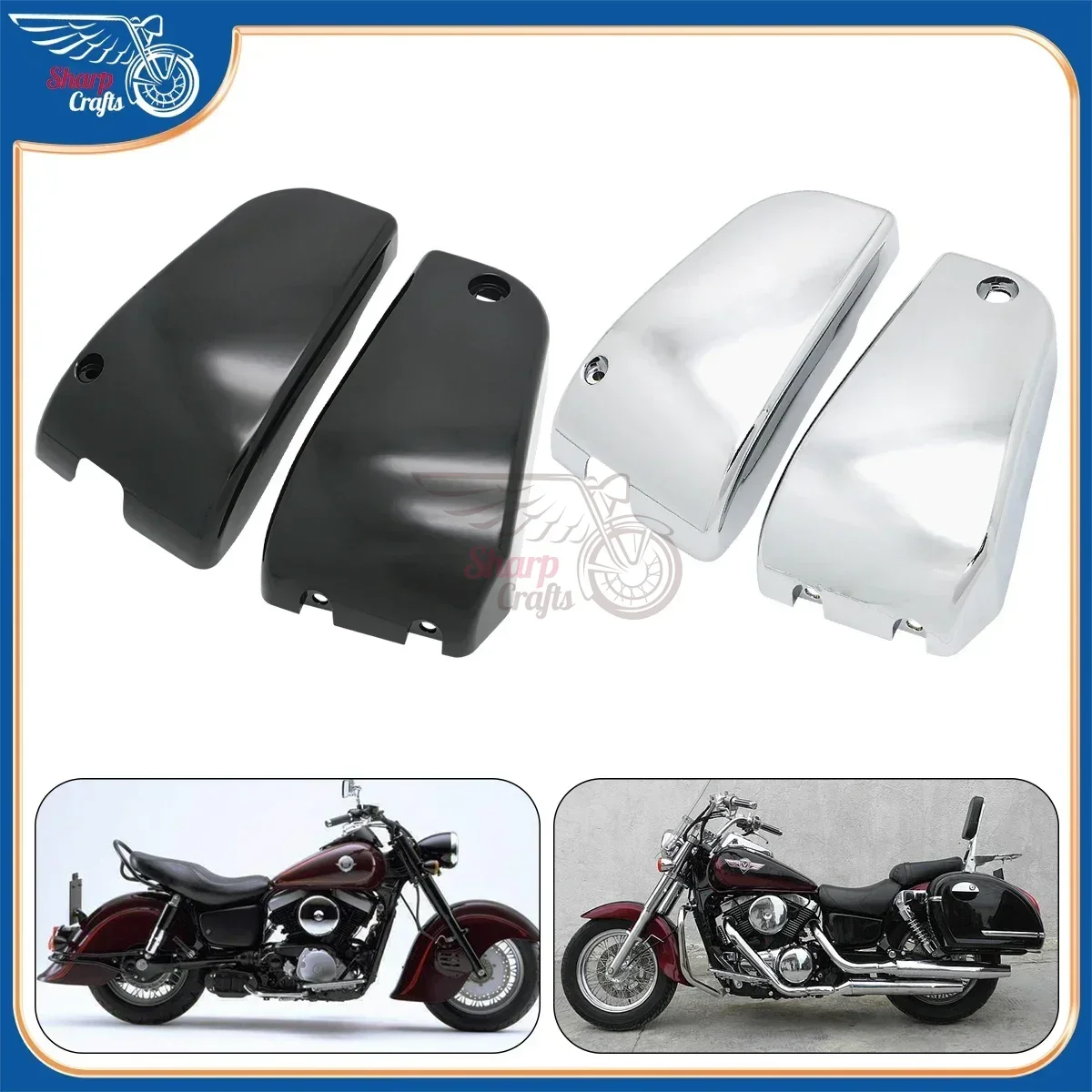 Motorcycle Accessories Frame Protector Fairing Battery Side Covers For Kawasaki Vulcan VN1500 Classic Nomad VN 1500 1996-2017