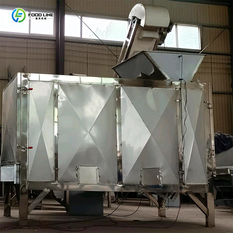 FOODLINE Customized High Quality Frying Machine Suitable for Snack Foods Intelligent Peanuts Caramelized Snack Machine