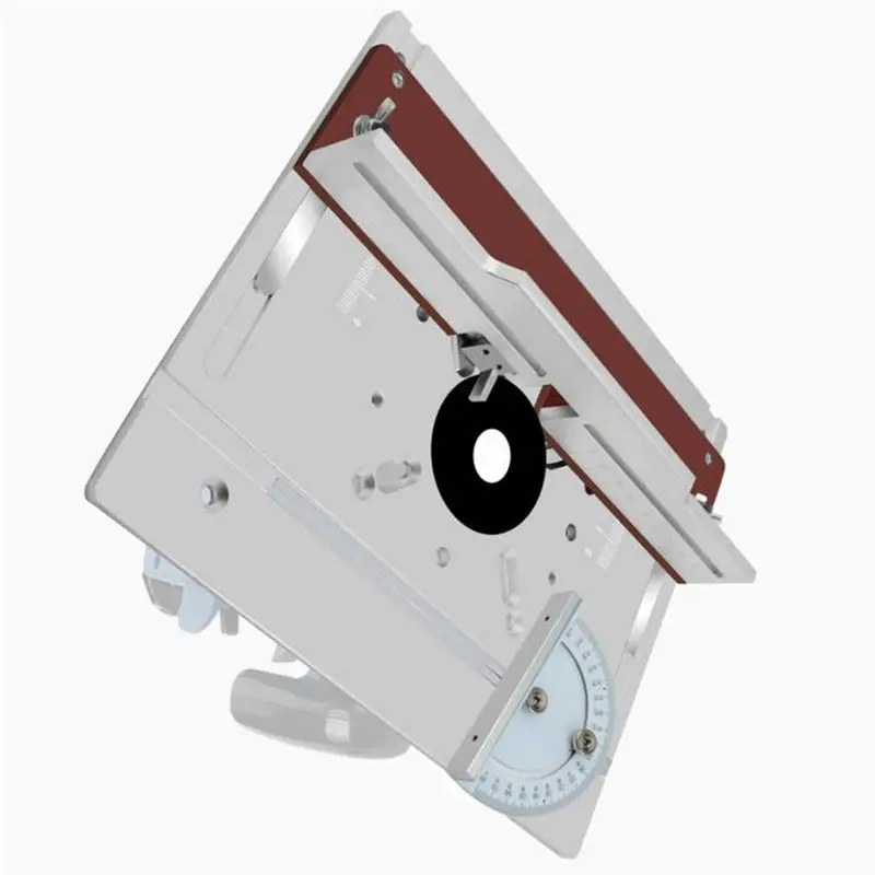 DTA6 Woodworking Engraving Machine Lifting Table, Aluminum Alloy Milling Chamfer Slotting Trimming Flap Machine, Upgrade Hand