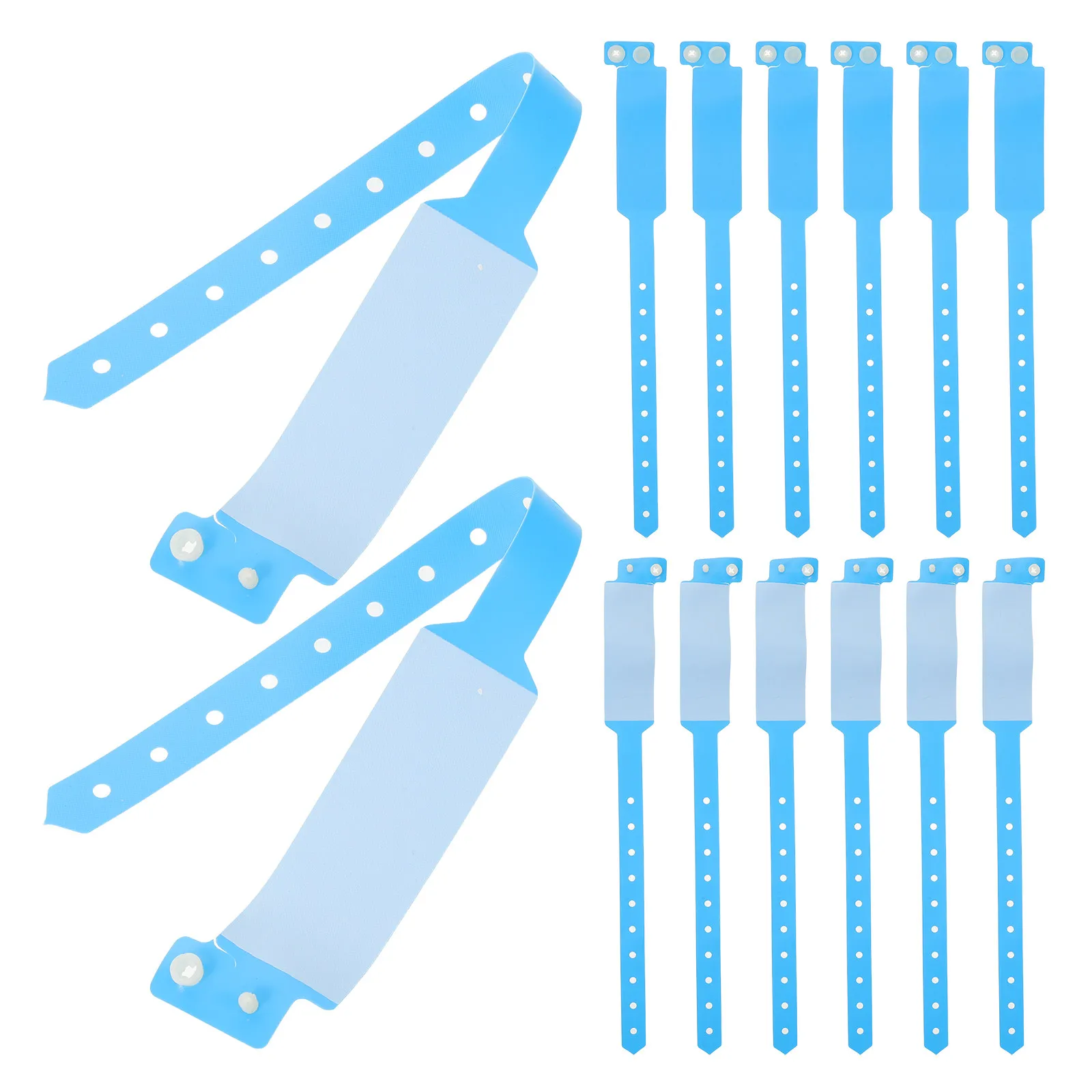 

100Pcs Disposable Hospital Wristbands Patient Id Adjustable Waterproof Medical Bracelets for Adults Clinic Inpatient