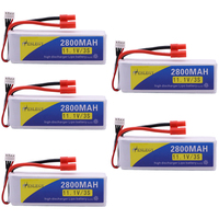 11.1V Lipo Battery Banana Plug For BAYANGTOYS X16 X21 X22 RC Quadcopter Spare Parts 11.1V 2200mAh Upgrade 2800mah RC toy Battery