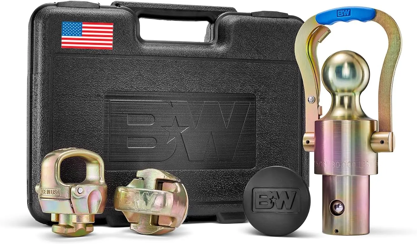 

Шарик сцепного устройства прицепа и комплект защитной цепи — универсальный, подходит для пикапов, сверхпрочный буксирный аксессуар