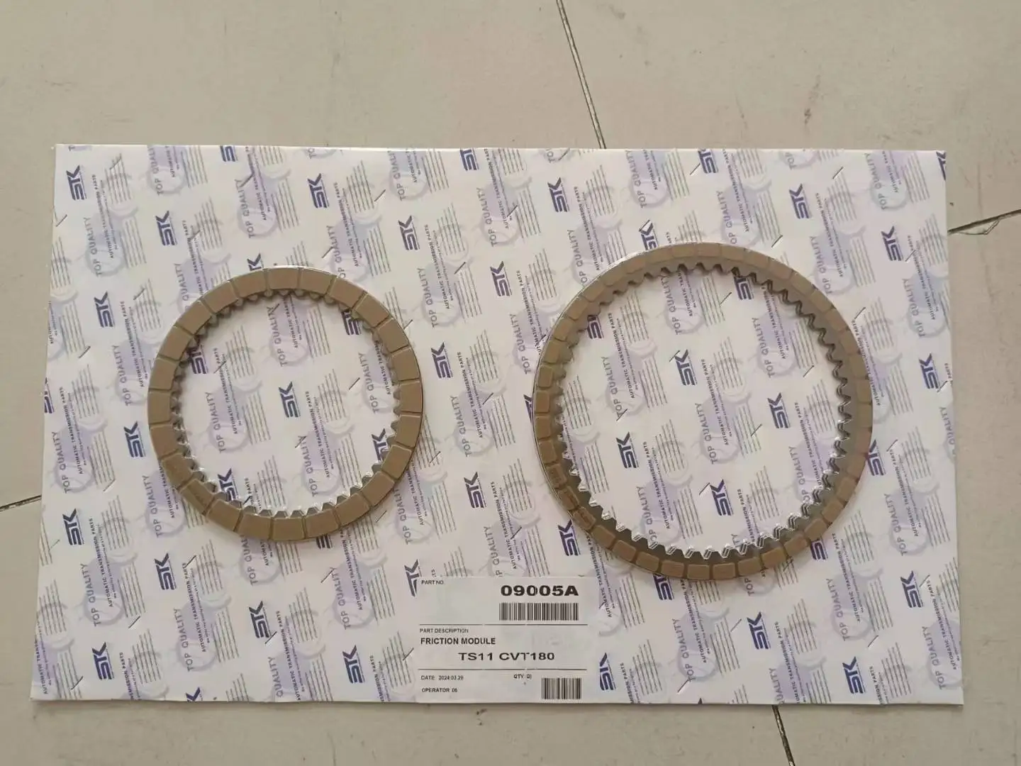 

Совершенно новый 6- шт. CVT180 TS11 комплект фрикционных пластин для автоматической коробки передач для Roewe CVT180 комплект для ремонта коробки передач автозапчасти QR018CHA