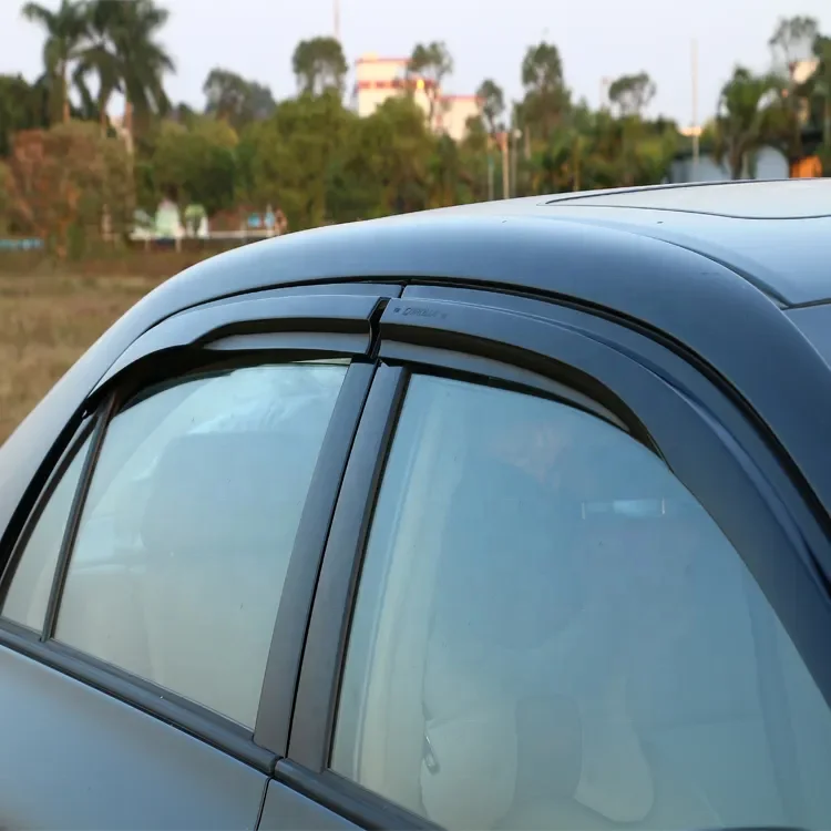 Bouclier de pluie de voiture en acrylique, Direct usine, visière de porte de ventilation, déflecteur de vent pour Toyota Corolla 2008