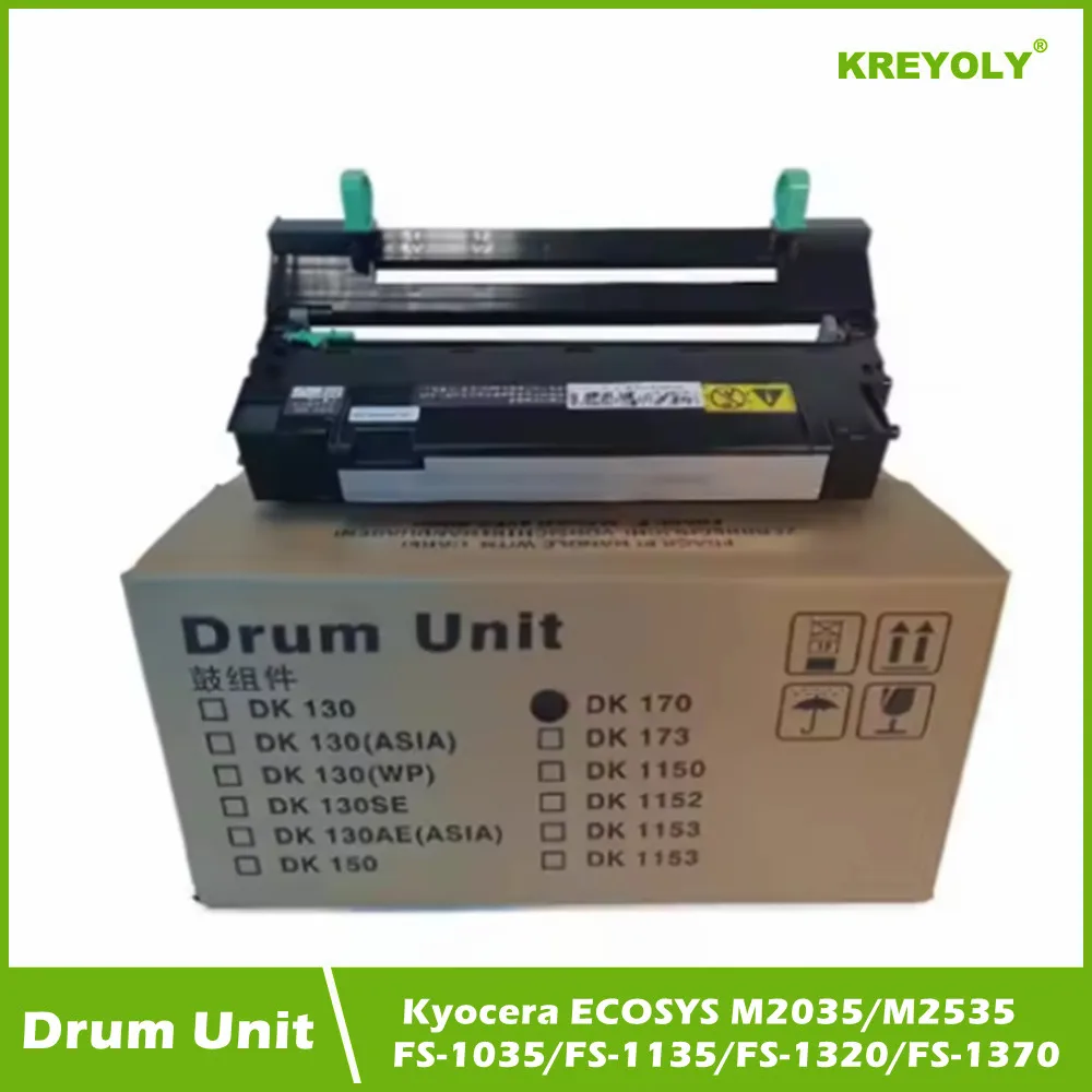 

DK-170 (302LZ93061) Черный барабанный блок для Kyocera ECOSYS M2035/M2535 FS-1035/FS-1135/FS-1320/FS-1370 Барабанный картридж