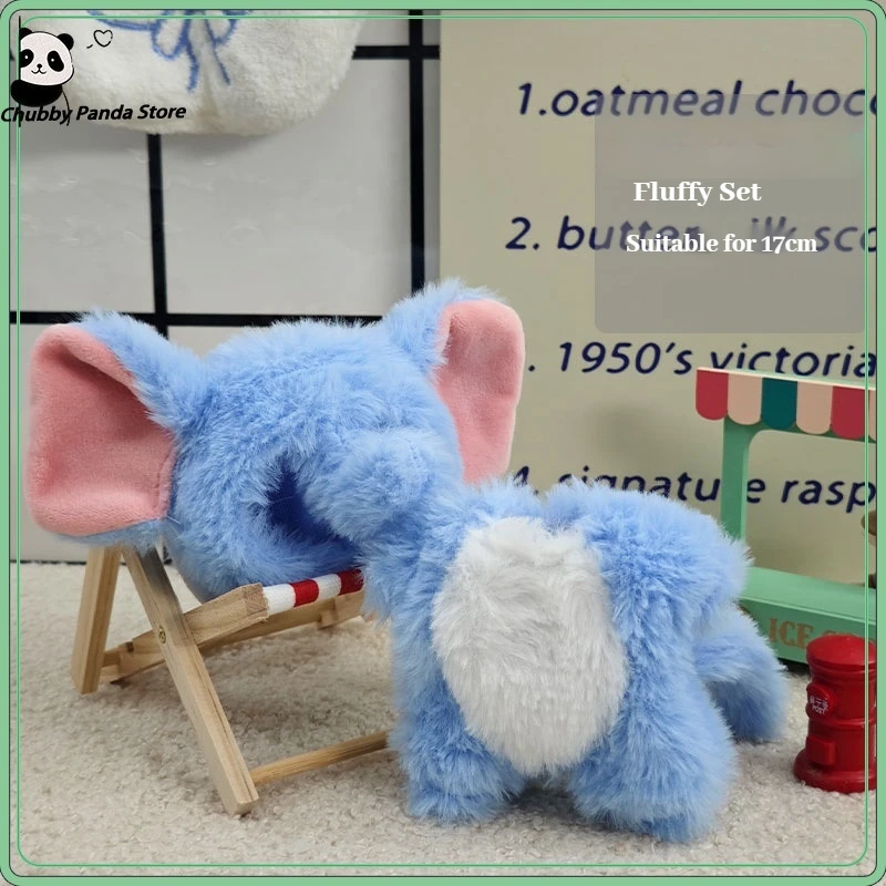 Voor Labubu Doll Ensemble 17cm Creatief Vinyl Speelgoed Accessoires Modieus Collectible Doll Kledingset voor spelen en weergave