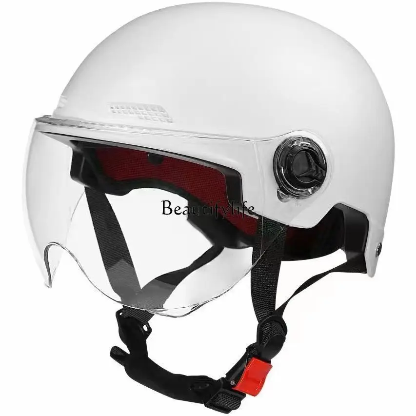 

Electric Bicycle Helmet Women's Hat for Men Four Seasons Universal Sun Protection Helmet