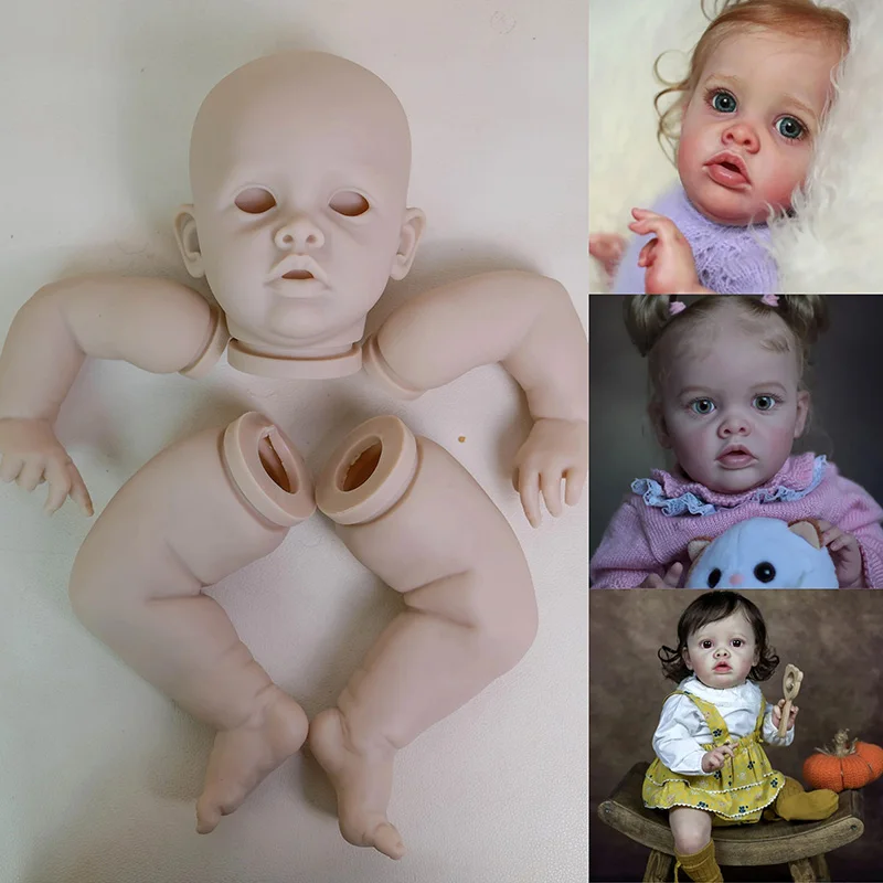 

22-дюймовый Бенджамин, новая ограниченная серия, высококачественный незавершенный комплект кукол реборн, пустые детали куклы «сделай сам», с тканевым корпусом и глазами