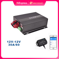 smart DC charger 12V 60A 30A  with Booster support Bluetooth app lithium battery Fully automatic charging
