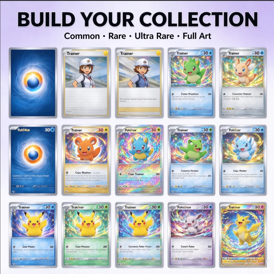 Mega Evolution  Cards Ascended Heroes Booster Bundle English Version 60+ Cards Collectible Game Gift for Children - view 6