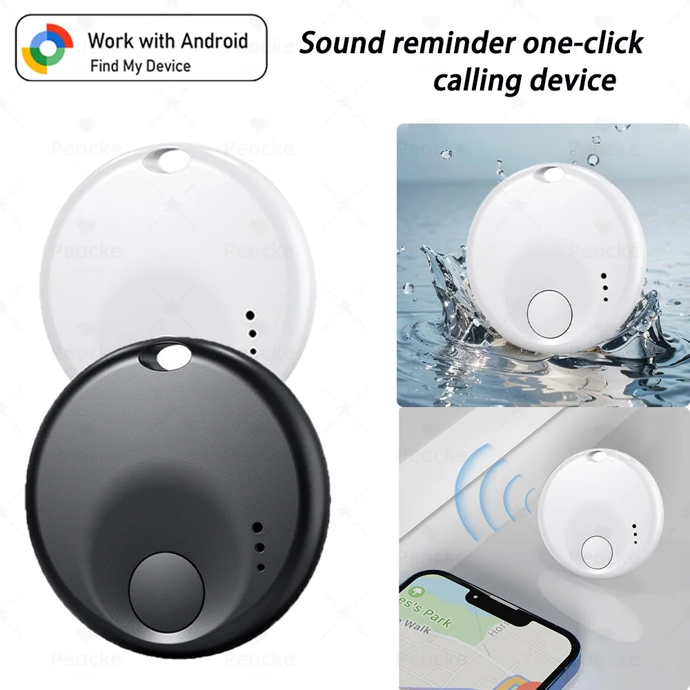 علامة Android GPS Tracker Tag Bluetooth Tracker العلامات الذكية تعمل مع تطبيق Google Find Hub Search Locator Tracking Device Item Finder