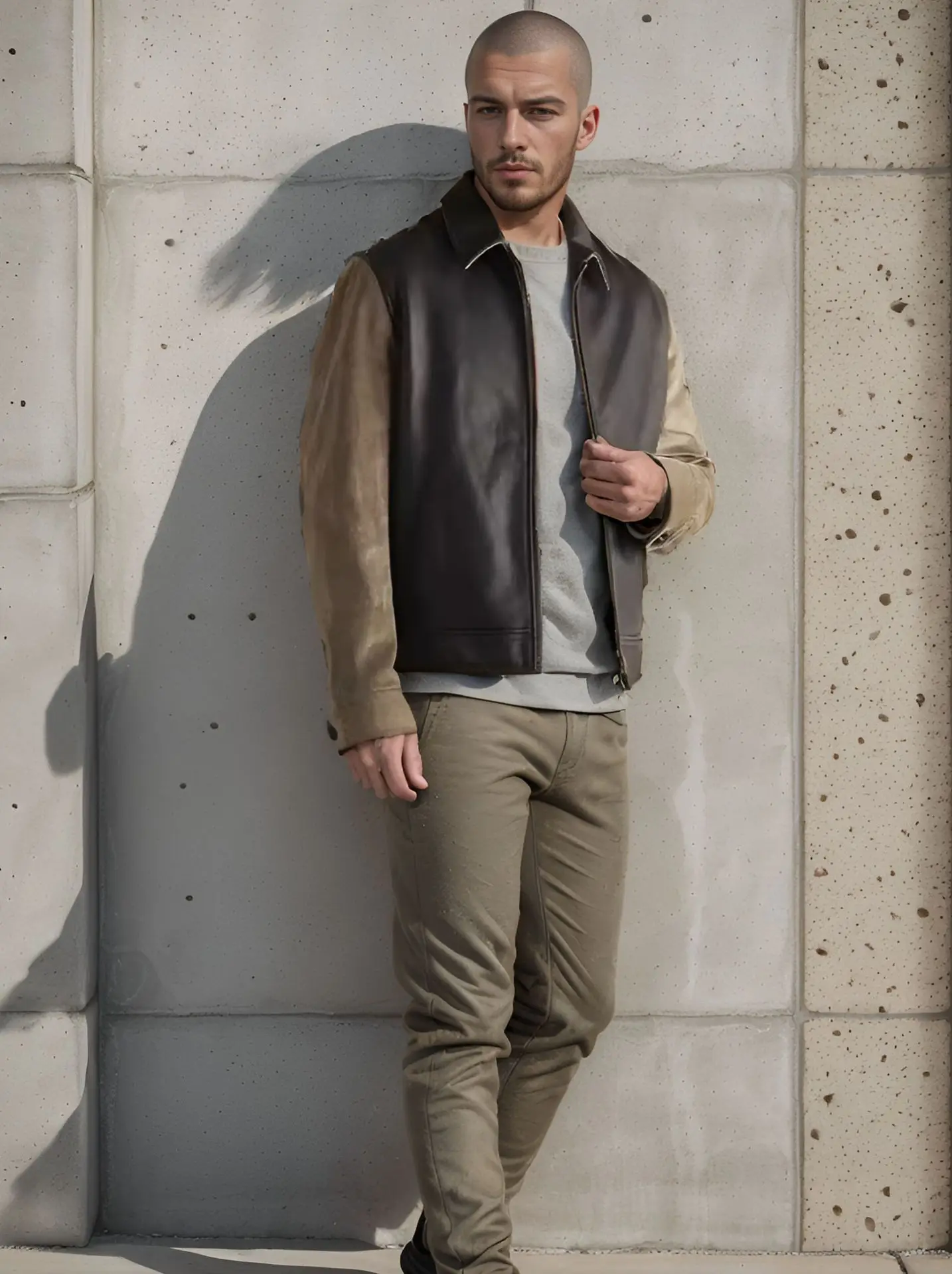 Autumn Men's PU splicing Jackets Fashion Men Stretwear Windbreaker Pilot Coats Men Sports Baseball Uniform Jacket Clothing