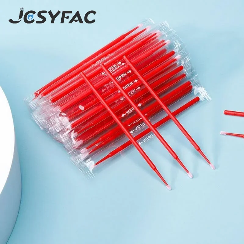 50/100 Pcs Disposable Micro Brush Lash Removing Swab Microbrush Mascara Wands Applicator Eyelash Extension Makeup Brushes Tools