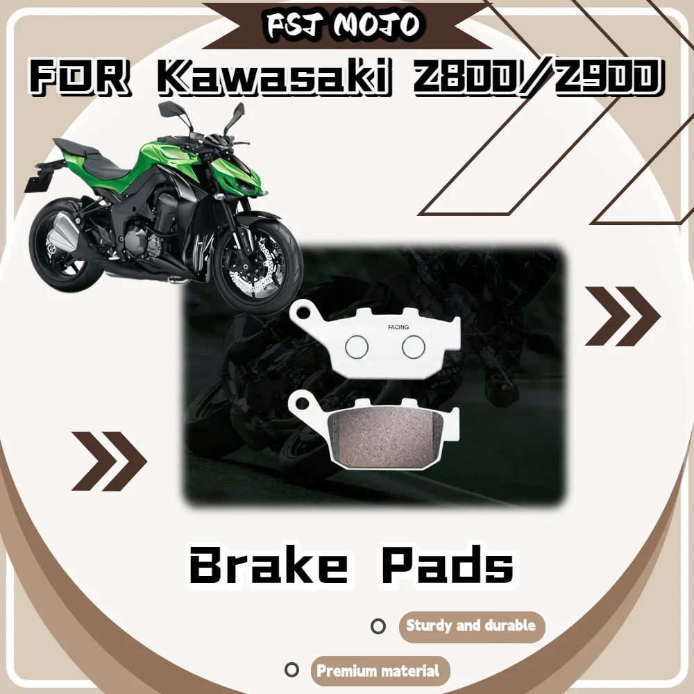 For Z800/Z900 Carbon Copper Based Brake Pads High Copper Content Fast Heat Transfer Less Scratch On Brake Disc Brake Kit