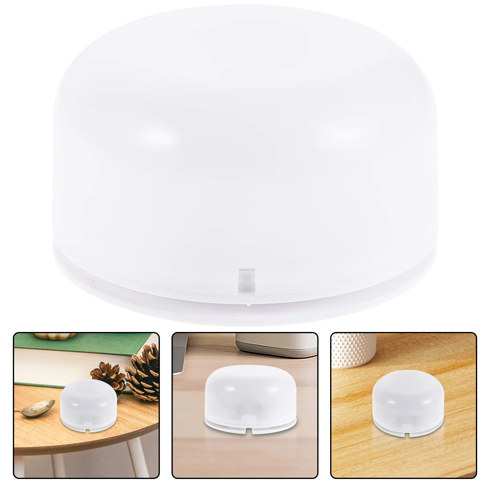 Piccolo paralume Pat Light Base per luce notturna da pavimento Cerniera universale per display a LED bianco