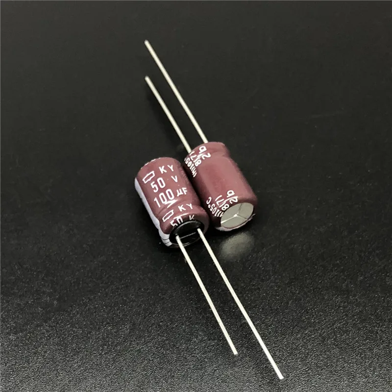 

10pcs/100pcs 100uF 50V Nippon Chemi-con NCC KY Series 8x11.5mm Low ESR 50V100uF Aluminum Electrolytic Capacitor