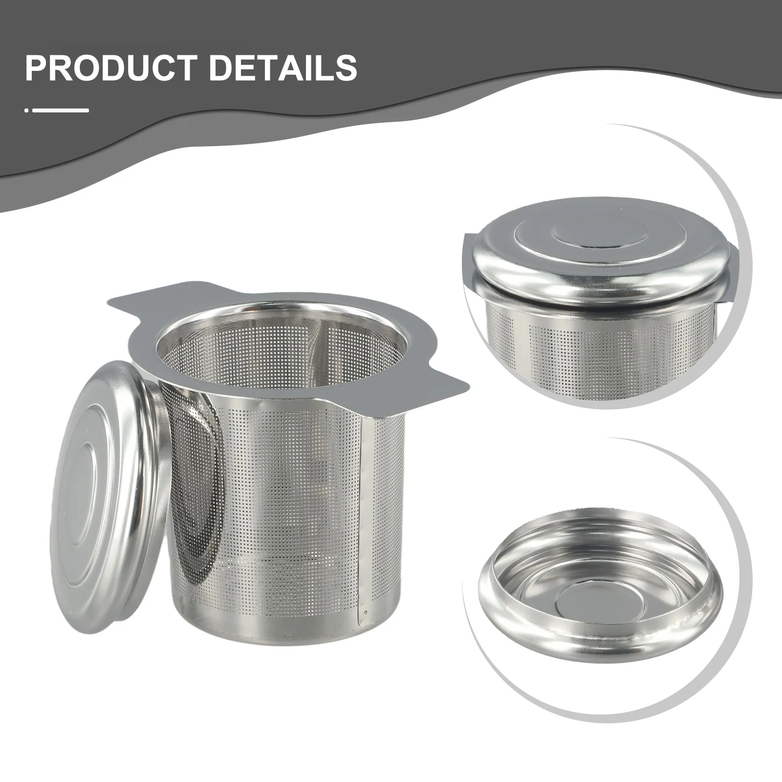 Tea Drain With Lid Tea Infuser Tea Leak Stainless Steel Tea Infuser Teapot Tray Spice Tea Strainer Herbal Filter