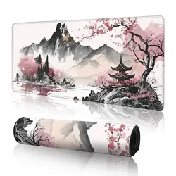 1PC Large Mouse Pad, Office Gaming Table Mat, Non-slip Rubber Base Washable Mouse Pad For Work, Gaming And Office
